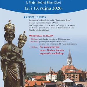 303. Zavjetno hodočašće vjernika grada Zagreba Majci Božjoj Bistričkoj